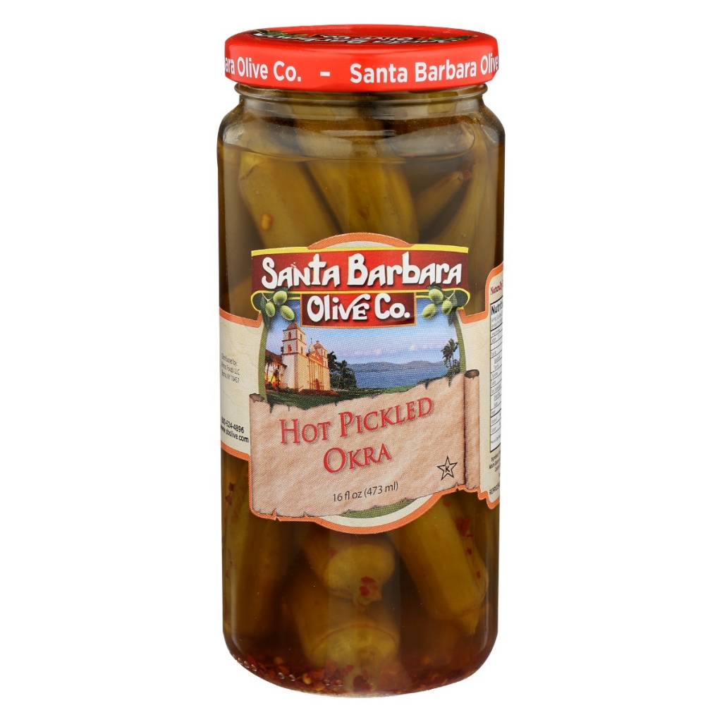 Hot Pickled Okra - 16 oz