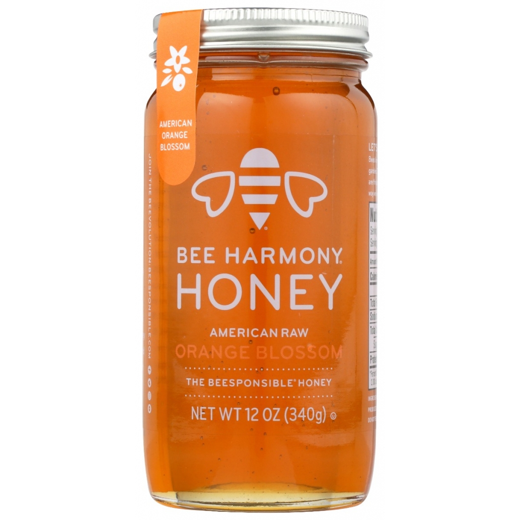 Raw Orange Blossom Honey - 12 oz