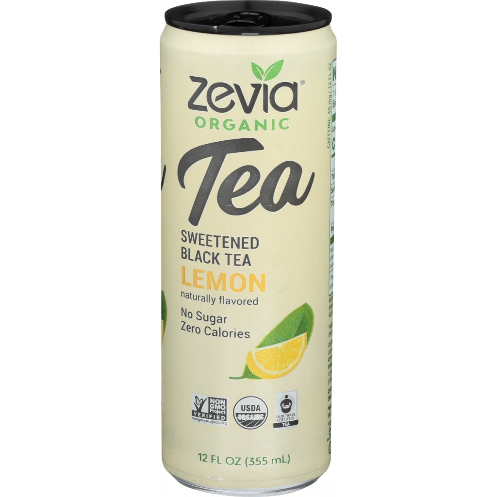 Organic Black Tea with Lemon - 12 fl oz