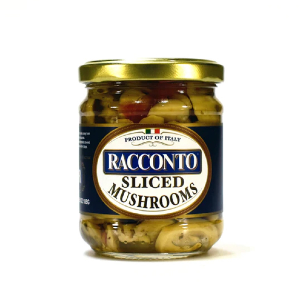 RACCONTO Sliced Mushrooms - 6.5 oz