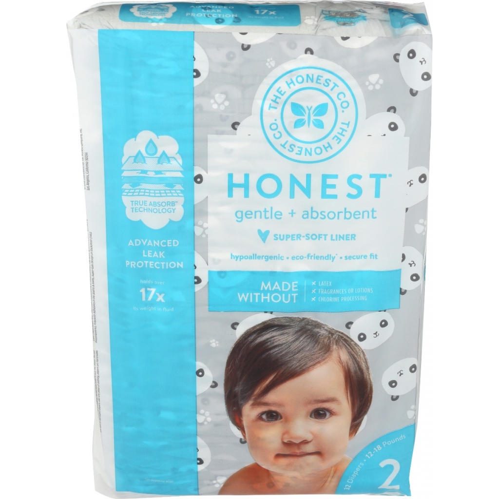 Eco-Friendly Diaper Pandas - Size 2