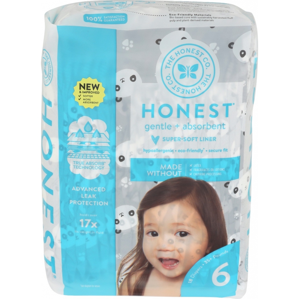 Eco-Conscious Diaper Pandas Size 6 - 18 Pack