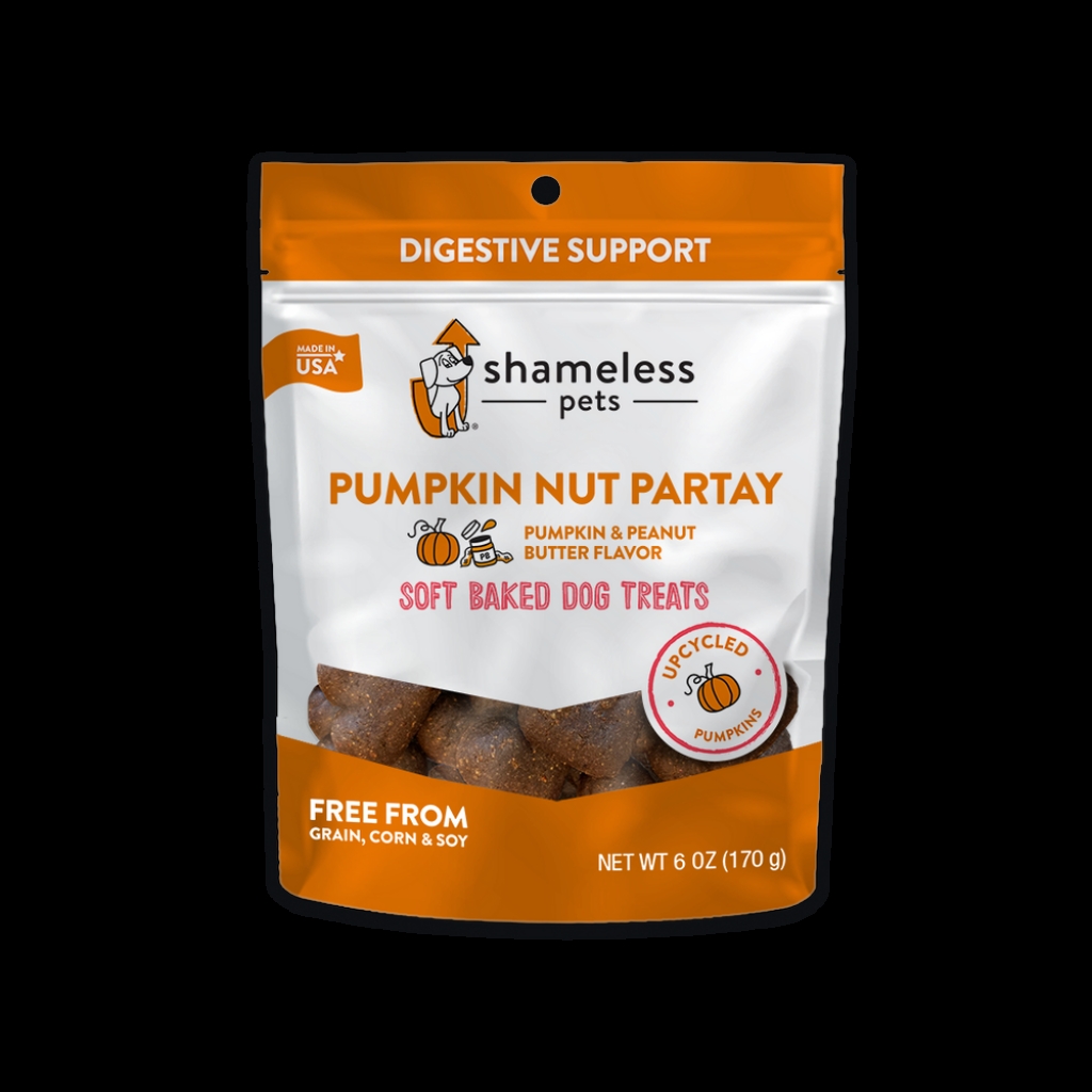 Pumpkin Nut Treats for Dogs, 6 oz