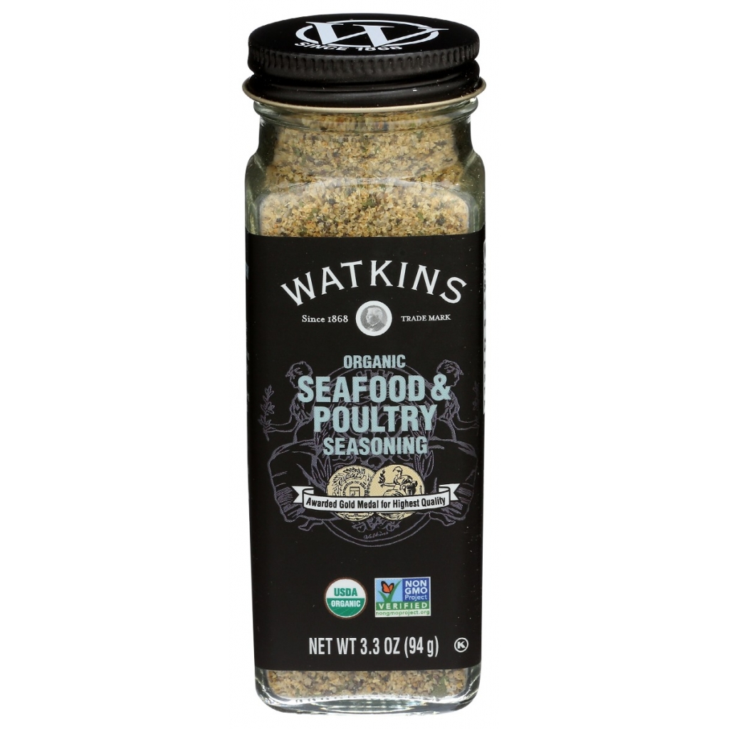 Organic Seafood and Poultry Seasoning, 3.3 oz