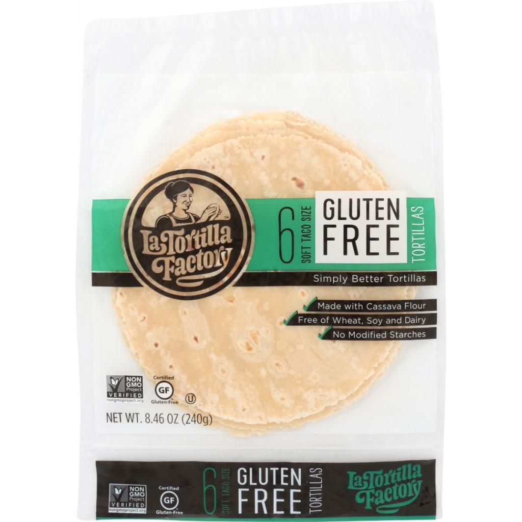 Gluten-Free Tortillas - Cassava Flour, 8.46 oz