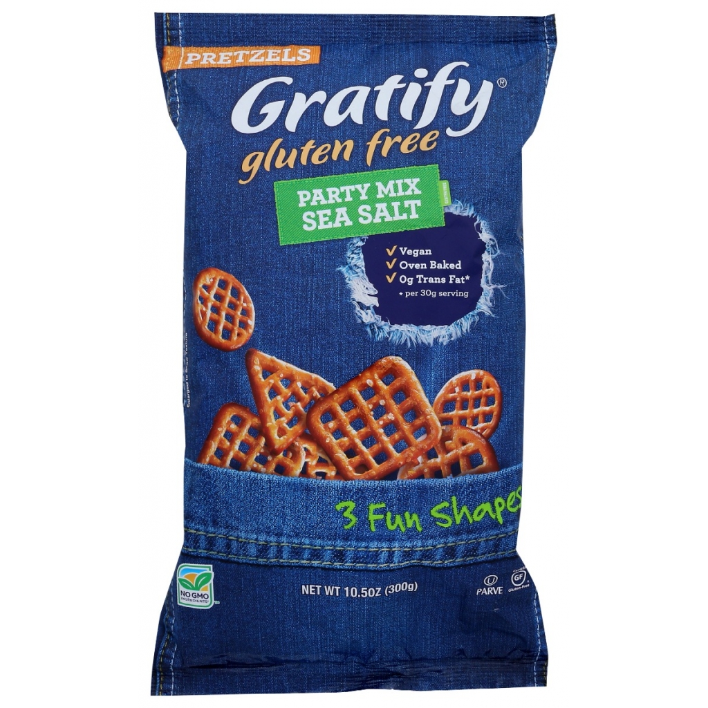 Gratify Mix Party Pretzel Salt, 10.5 oz