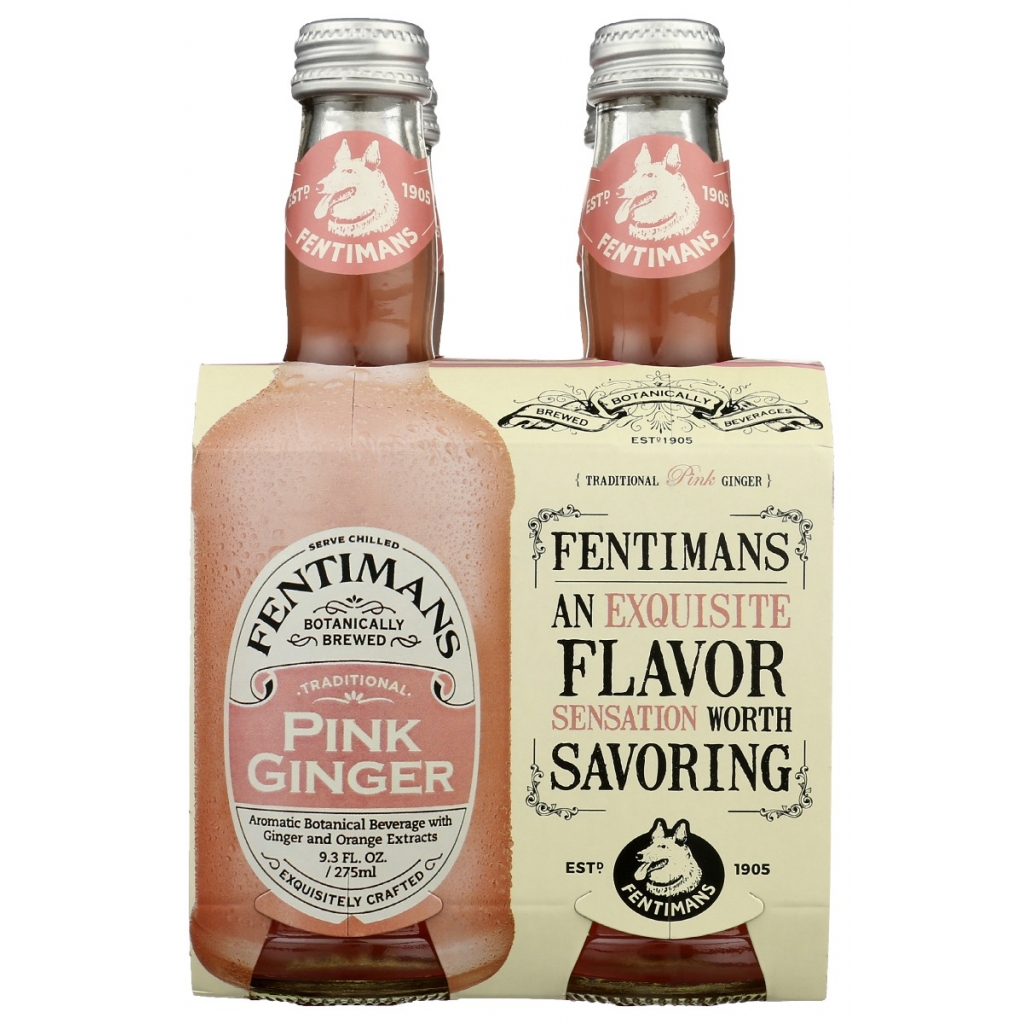 Fentimans Pink Ginger Beer - 4 Pack, 37.2 fl oz