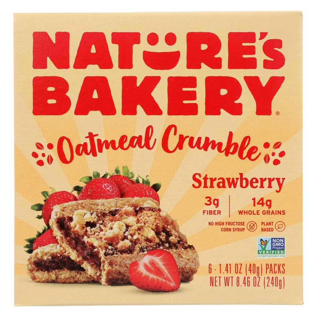 Oatmeal Crumble Strawberry Bar, 8.46 oz