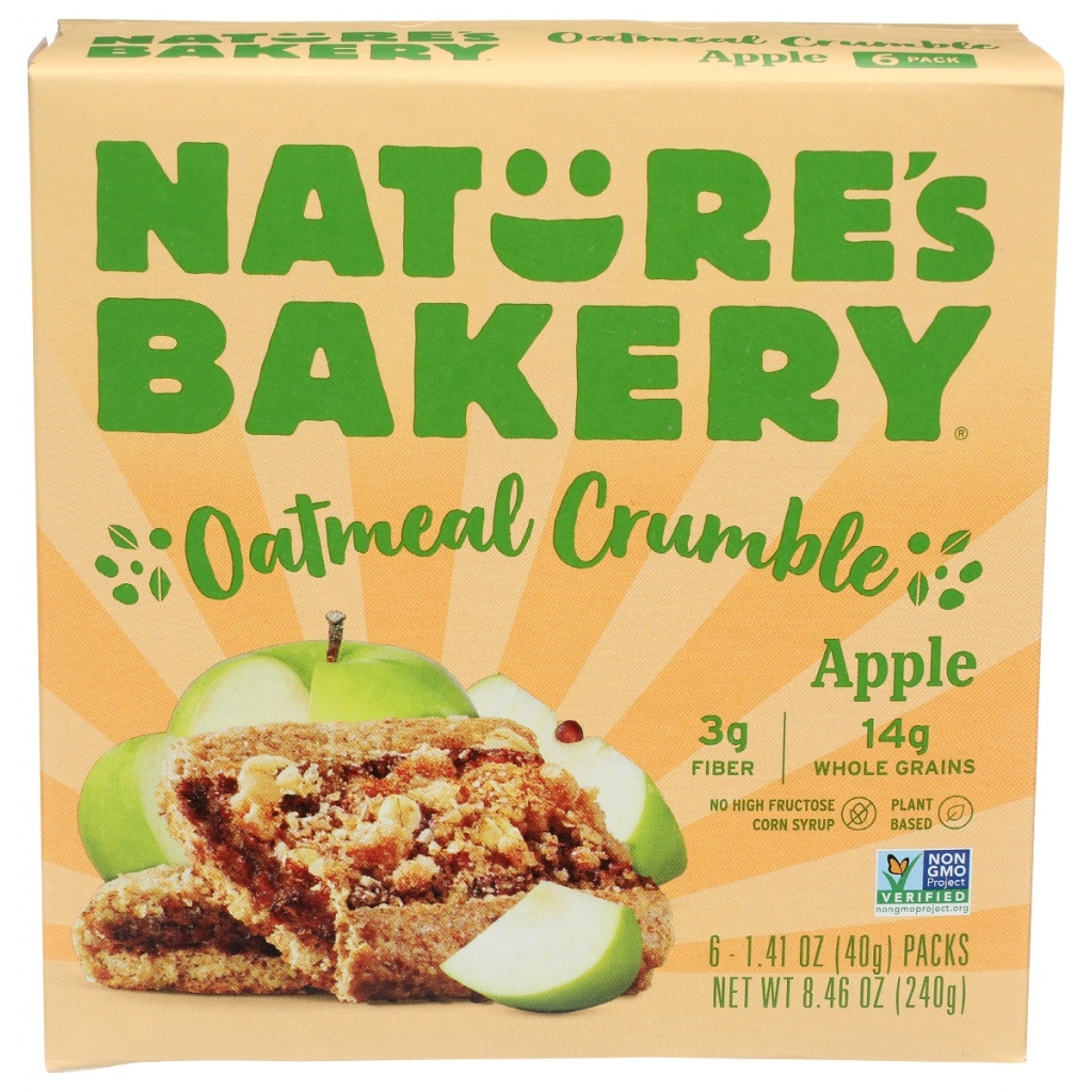 Apple Oatmeal Crumble Bar, 8.46 oz - Delicious Morning Delight