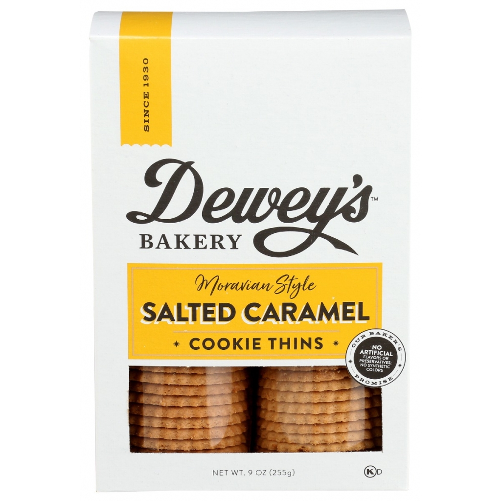 Salted Caramel Moravian Cookie Thins - 9 oz