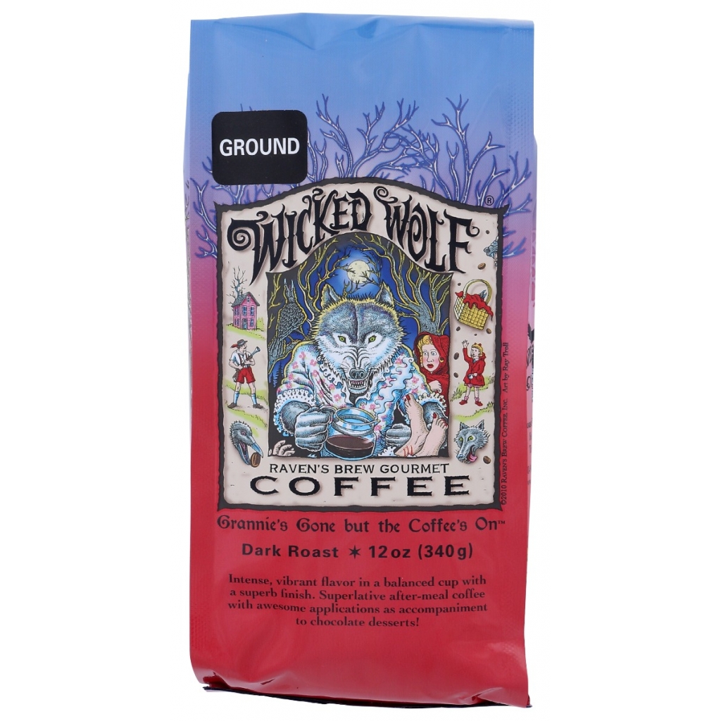 Wicked Wolf Ground Dark Roast Coffee