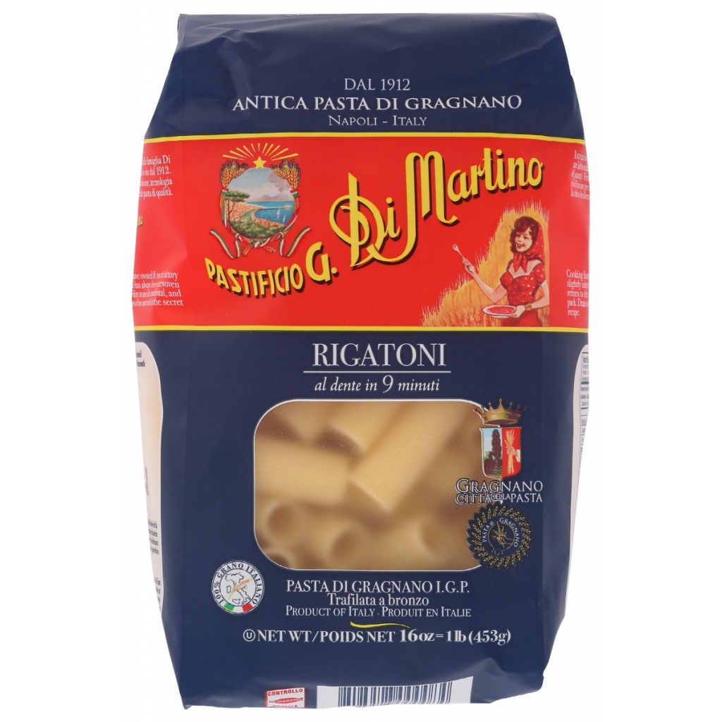 Mezzi Rigatoni Pasta, 1 lb