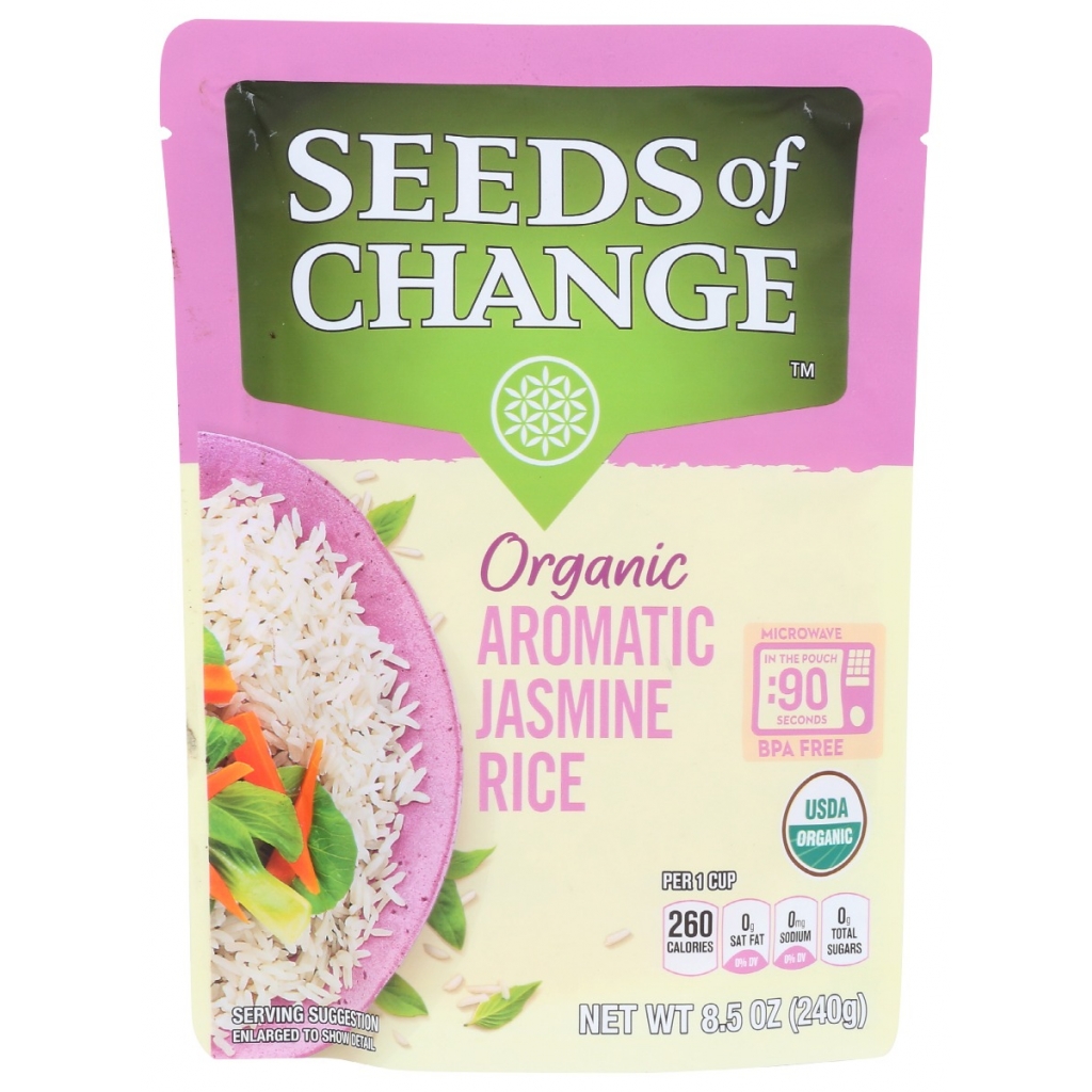 Organic Aromatic Jasmine Rice - 8.5 oz.