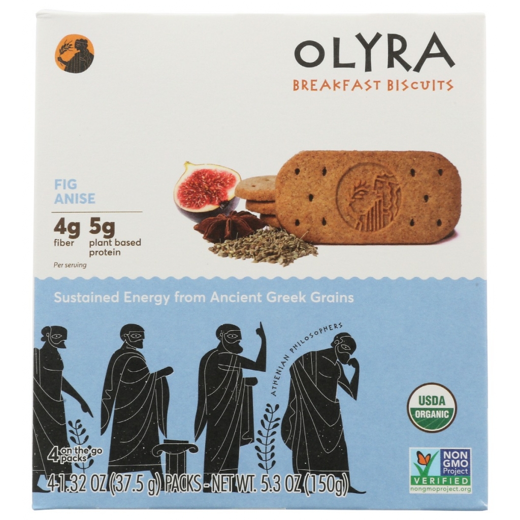 Ancient Greek Fig Anise Breakfast Biscuits, 5.3 oz