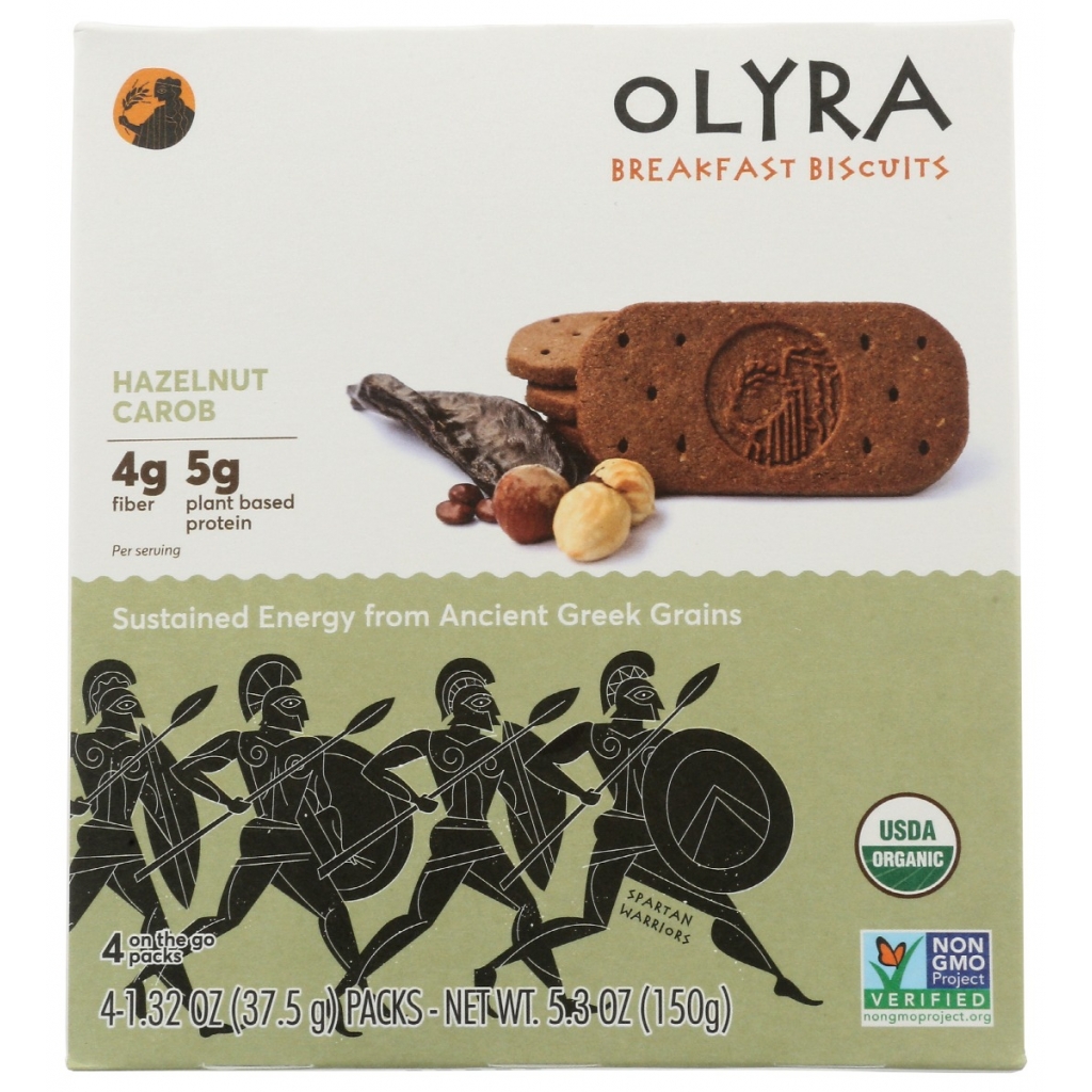 Hazelnut Carob Breakfast Biscuits, 5.3 oz