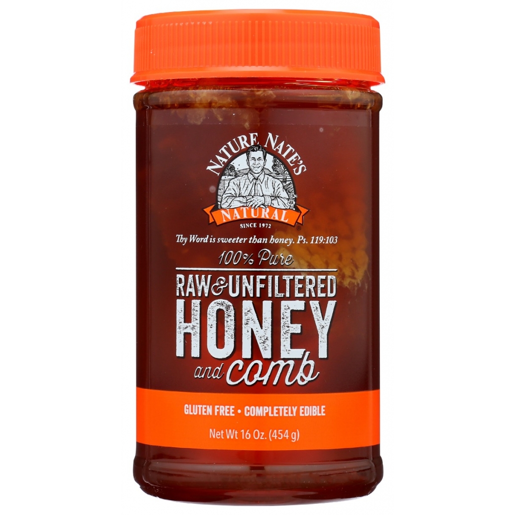 Honey with Edible Comb - 16 oz