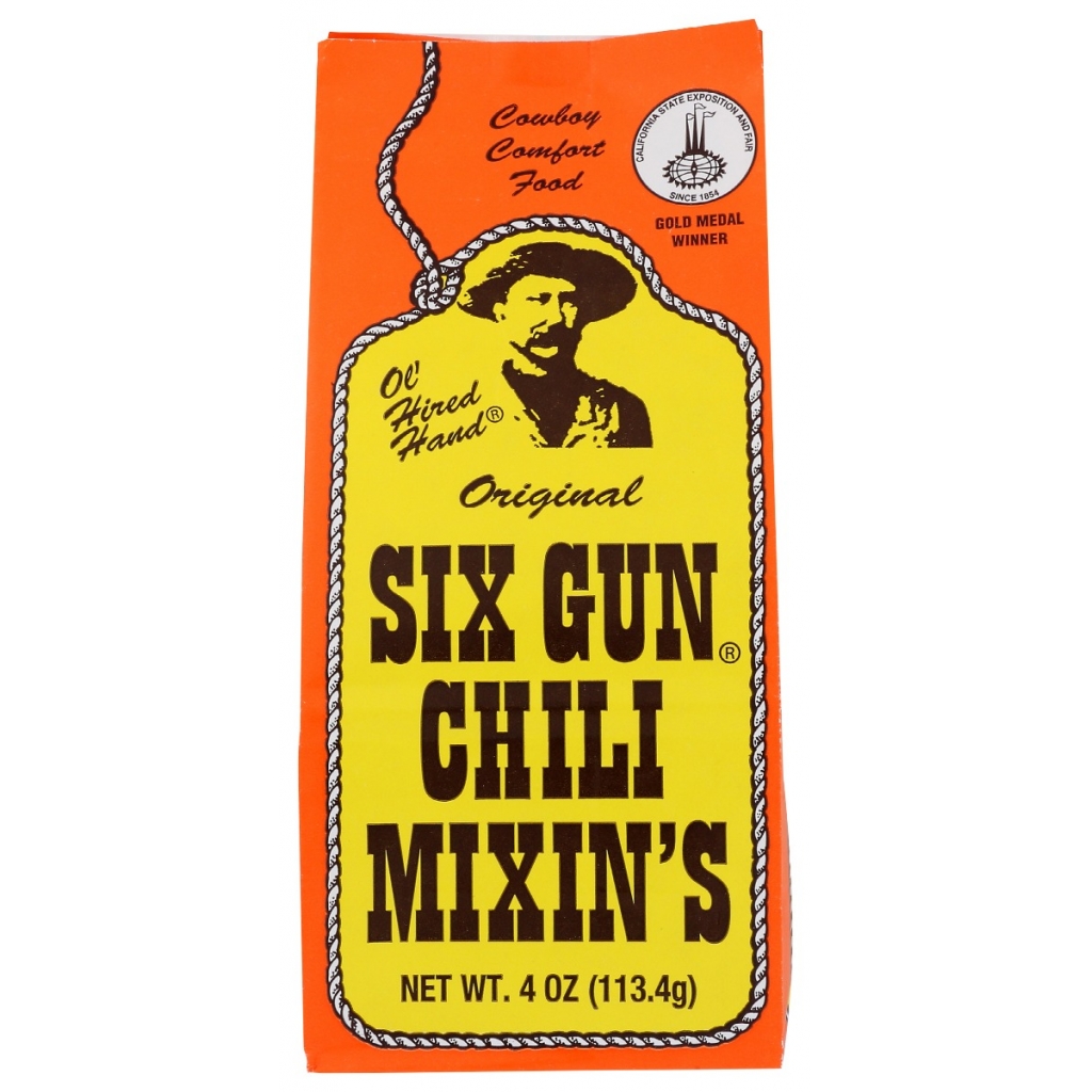 Six Gun Original Chili Mixins - 4 oz