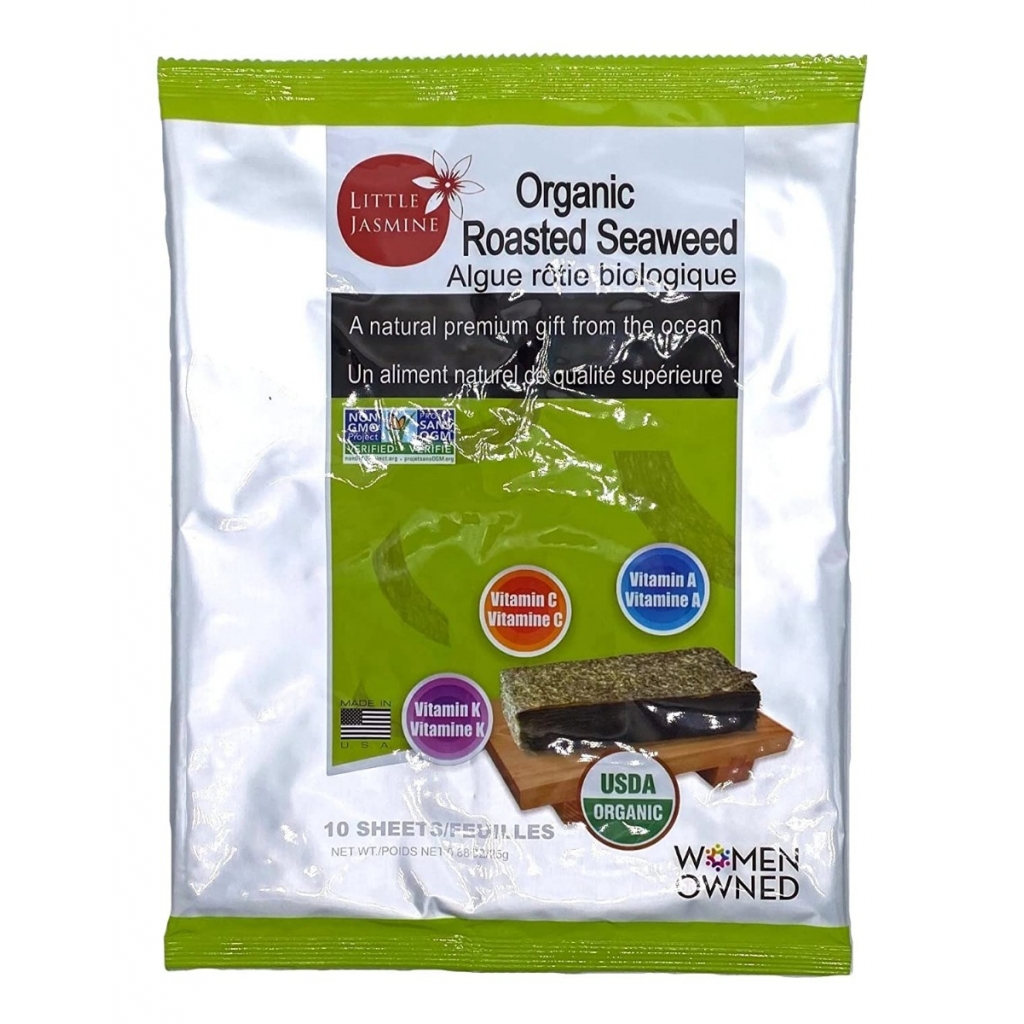 Organic Roasted Seaweed - 10 pcs