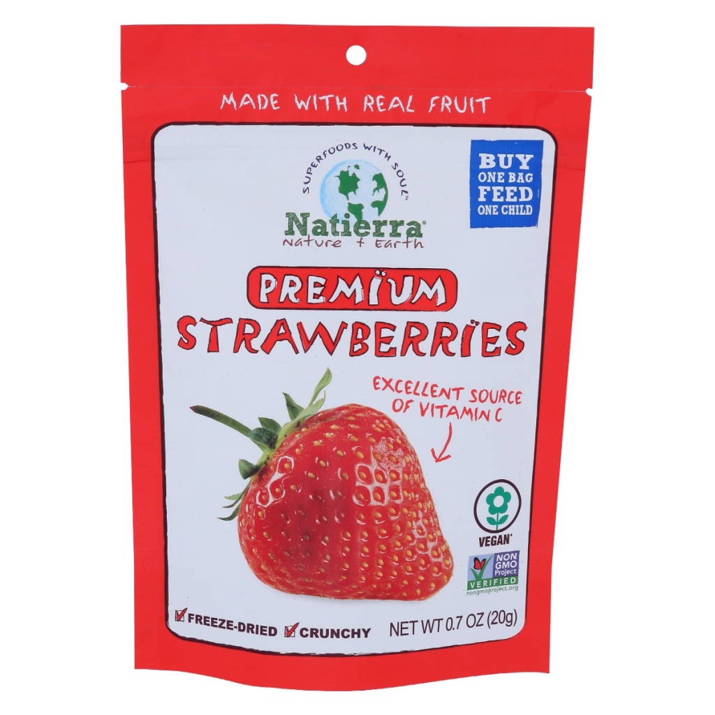 Crunchy Freeze-Dried Strawberries, 0.7 oz