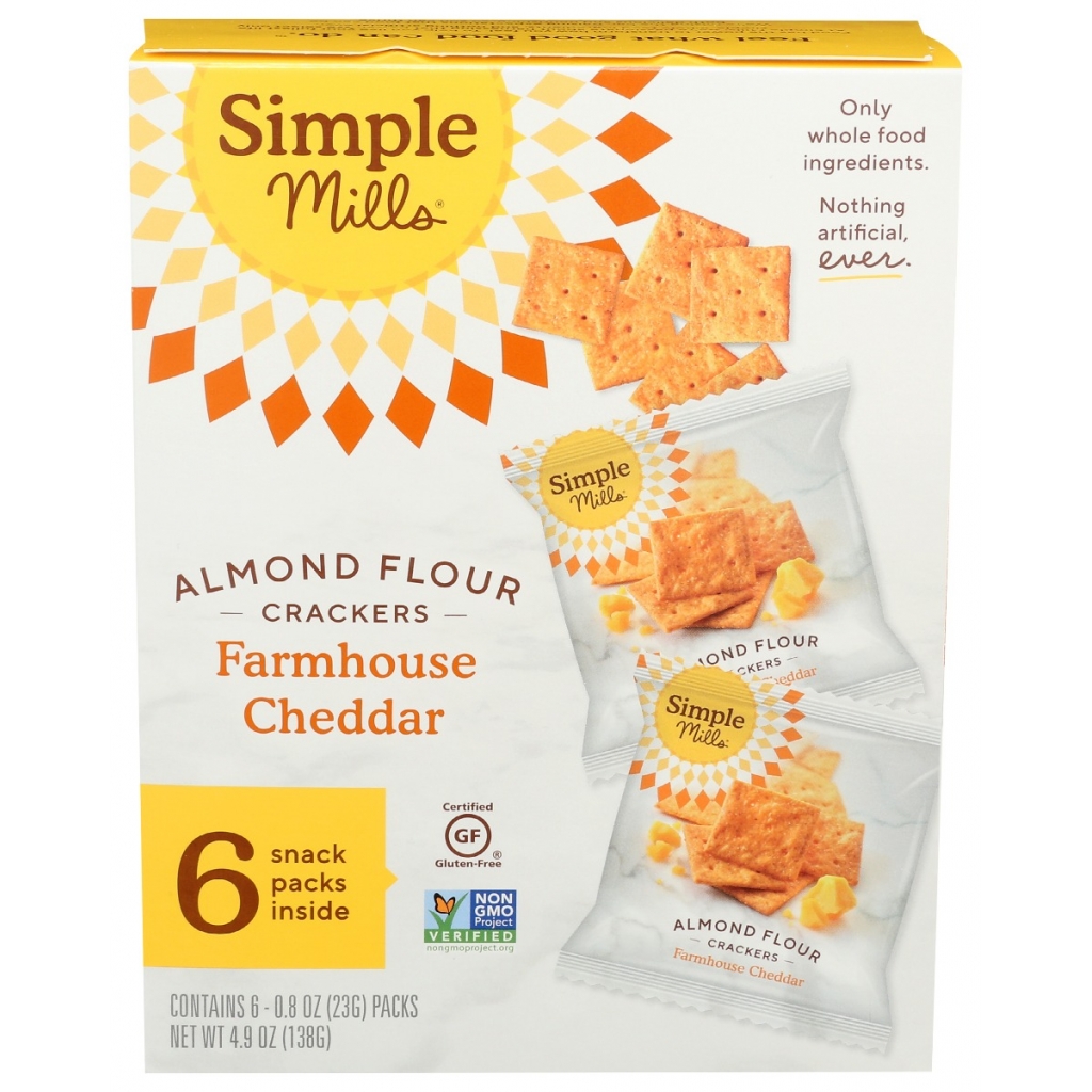 Farmhouse Cheddar Multi-Seed Snack Crackers - 4.9 oz