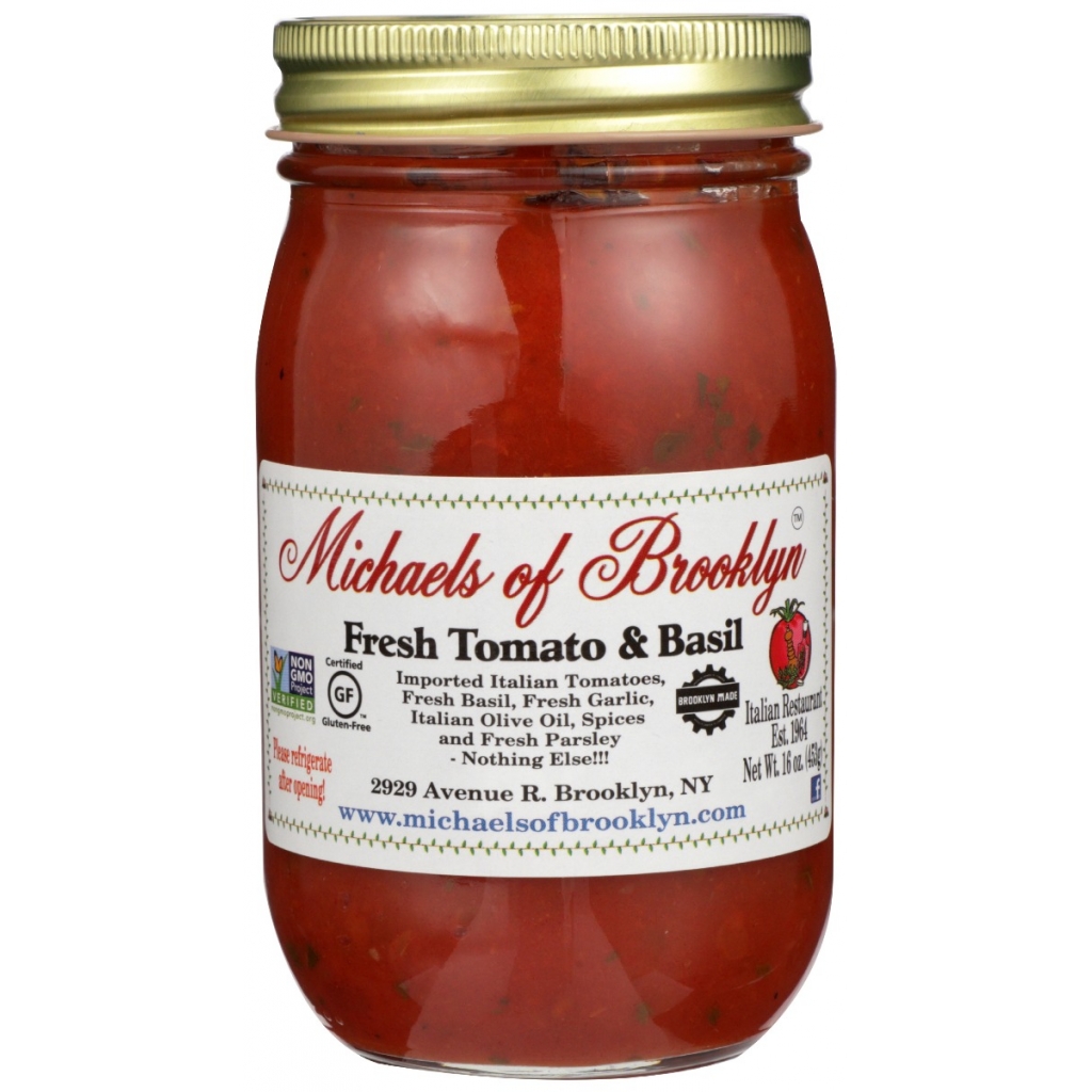 Fresh Tomato & Basil Pasta Sauce - Authentic Italian Flavor