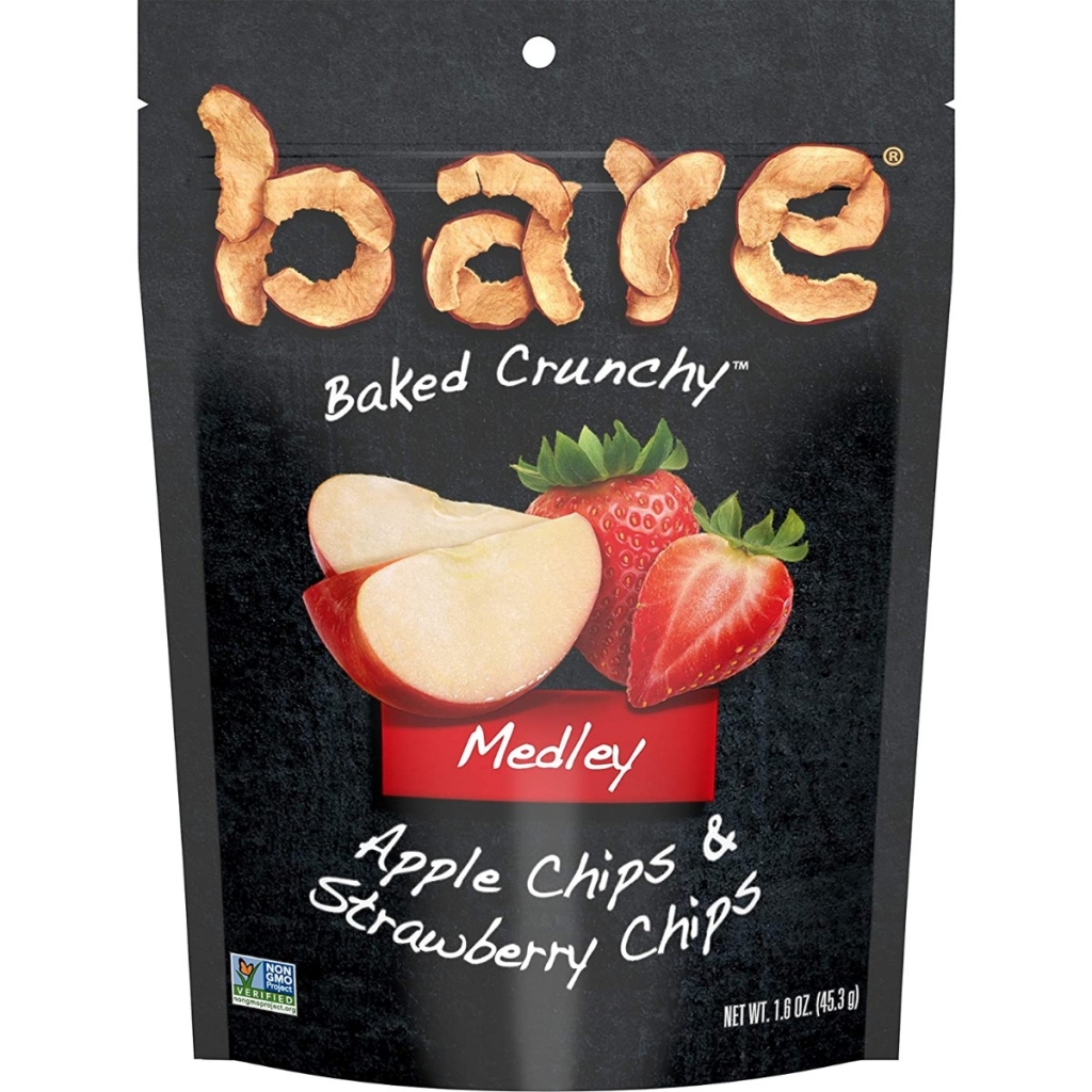 Apple & Strawberry Medley Chips, 1.6 oz - Baked Crunchy Goodness