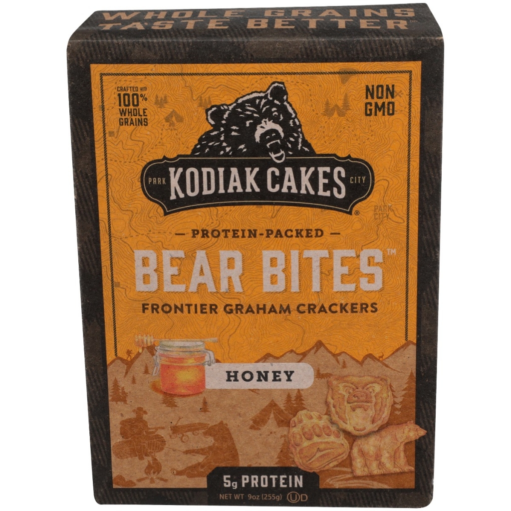 Kodiak Cakes Bear Bites Honey Graham Crackers