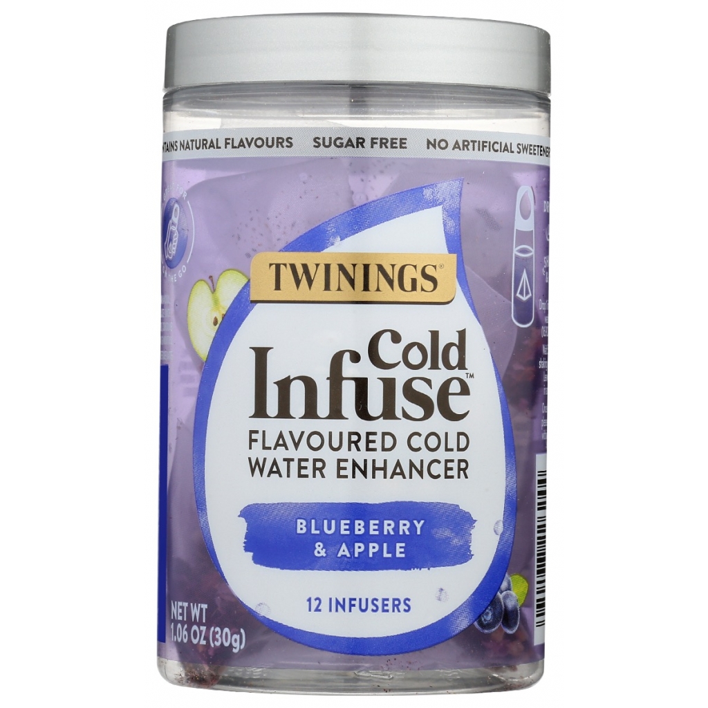 Cold Infused Tea Bags, Blueberry Apple Flavor