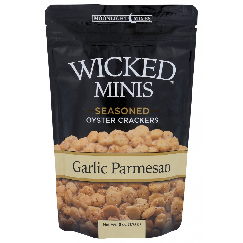 Garlic Parmesan Mini Crackers - 6 oz