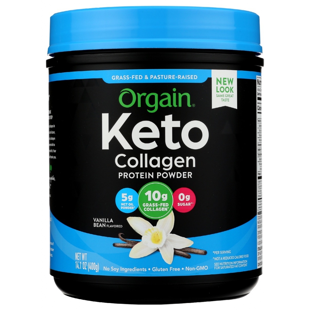 Keto-Friendly Vanilla Collagen Powder, 0.88 lb