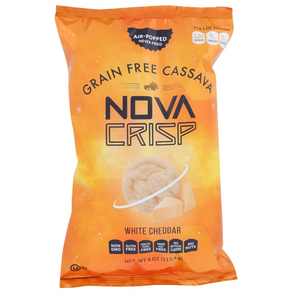 Organic Grain-Free Cassava White Cheddar Chips - 4 oz