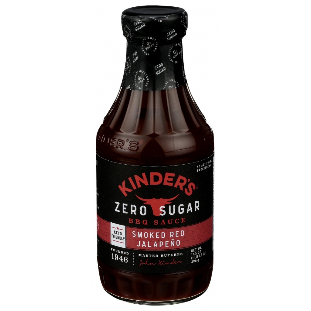 Zero Sugar Smoked Red Jalapeno BBQ Sauce - 17.5 oz