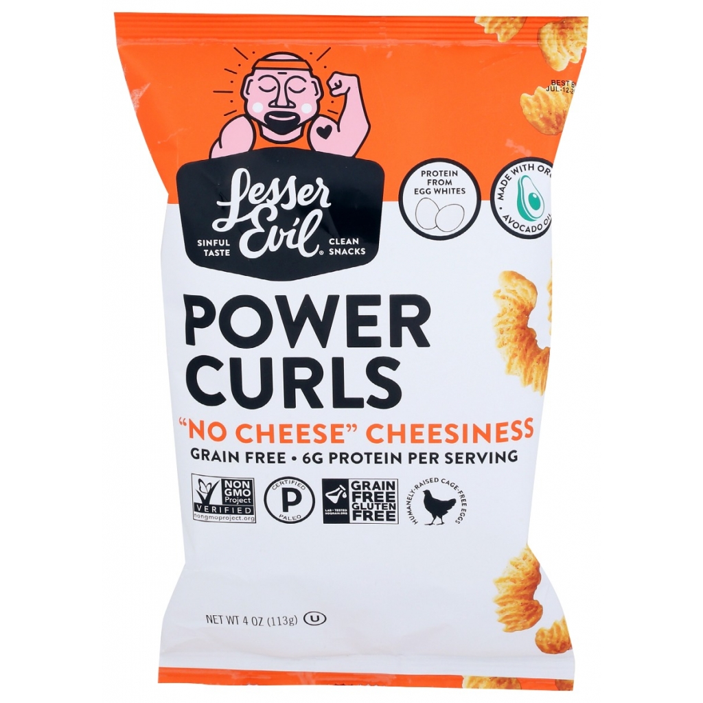 Power Curls Dairy-Free Snack - 4 oz