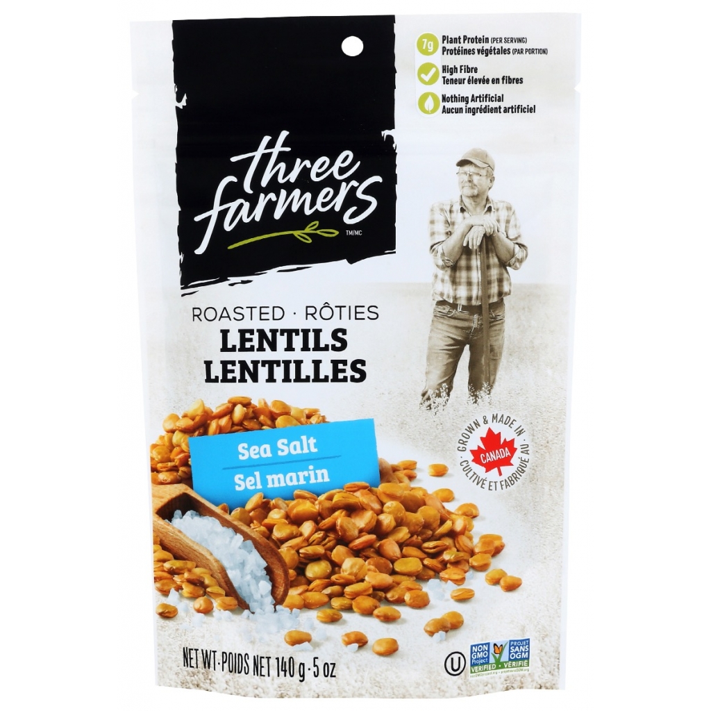 Snack Lentil Crackers - Lightly Salted, 140 gm