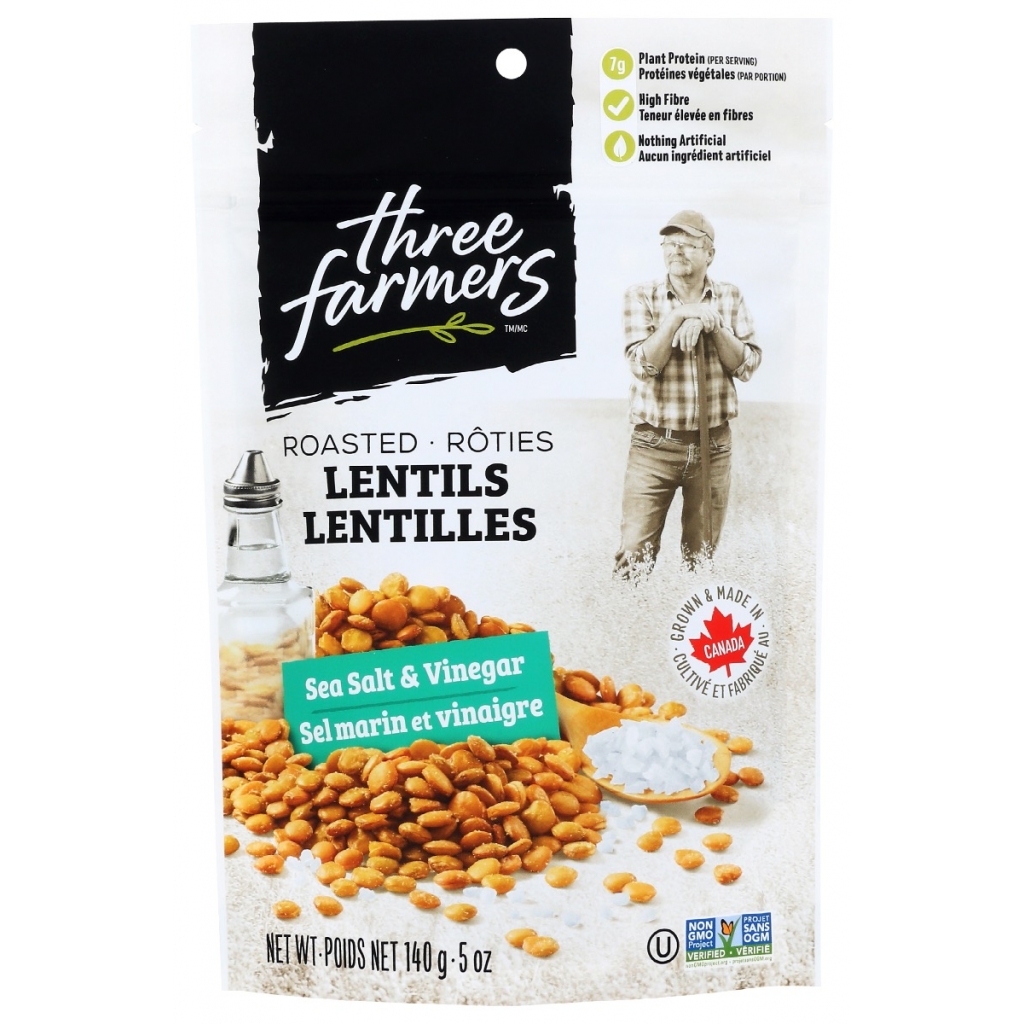 Salt & Vinegar Lentil Snack, 140 g