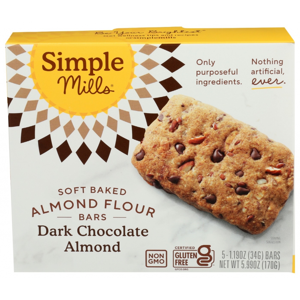 Dark Chocolate Almond Soft Baked Bars, 5.99 oz