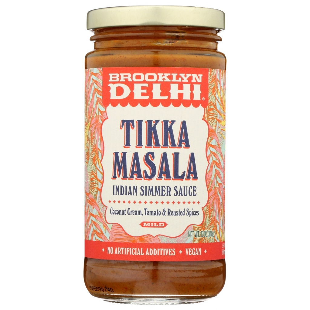 Flavorful Tikka Masala Simmer Sauce, 12 oz - Vegan & Delicious