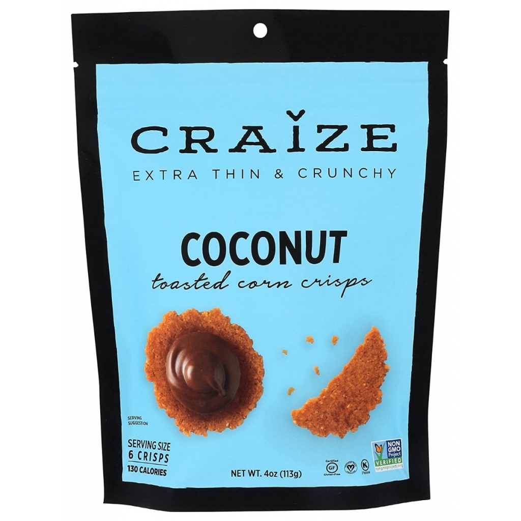 Craize Coconut Crackers, 4 oz - A Tropical Delight