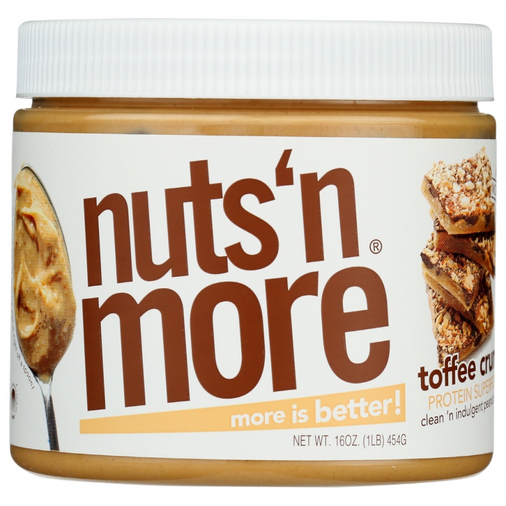 Toffee Crunch High Protein Peanut Butter Spread, 16.3 oz - Indulgent Health