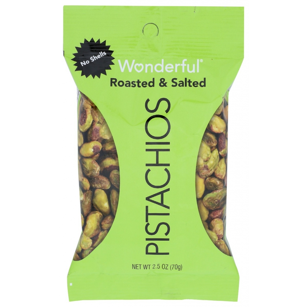 Roasted and Salted No Shells Snack, 2.5 oz