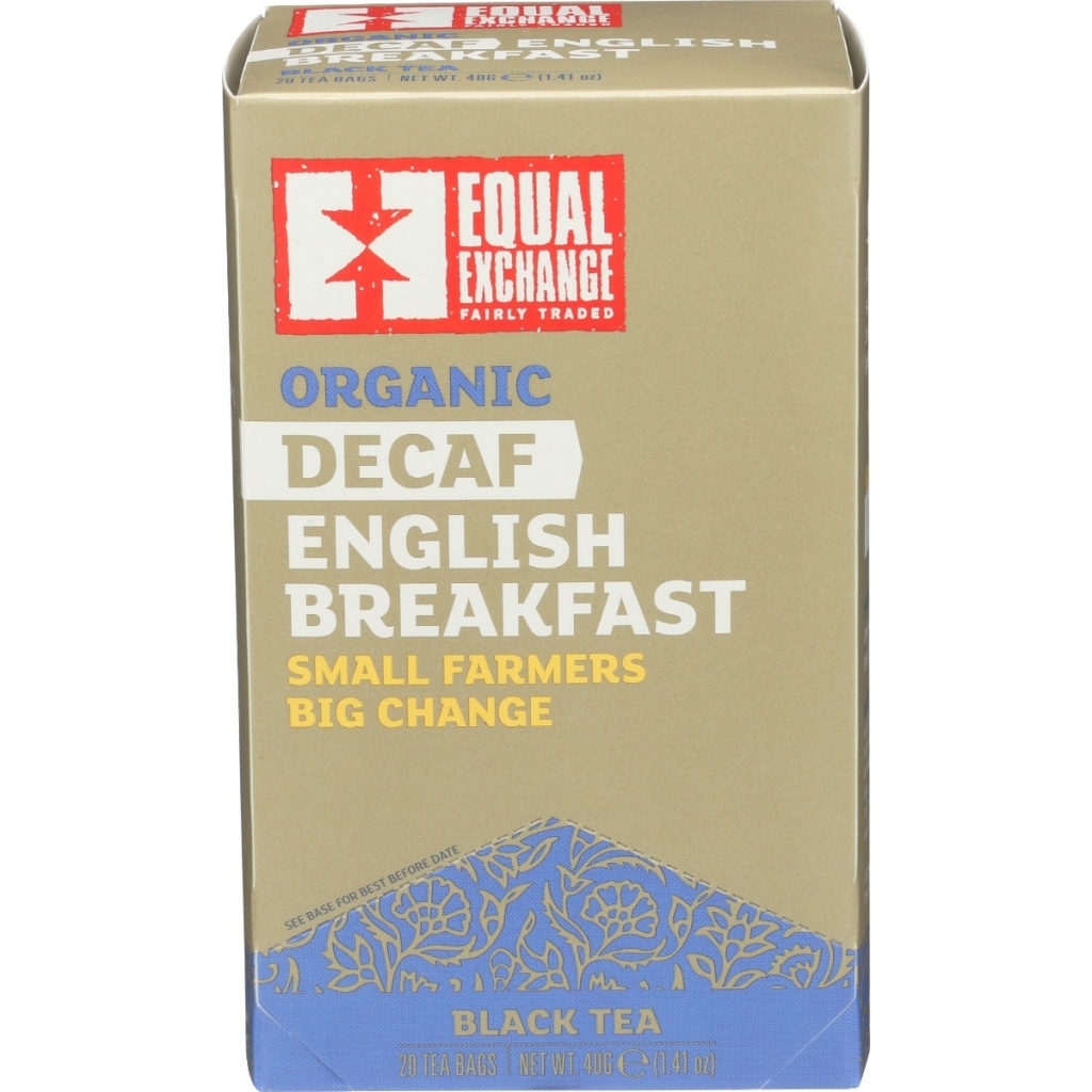 Decaf Organic English Breakfast Tea - 20 bags