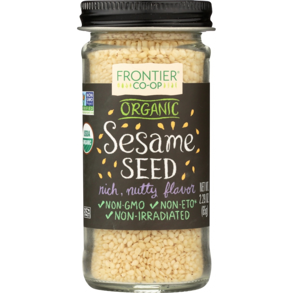 Organic Whole Hulled Sesame Seeds - 2.29 oz