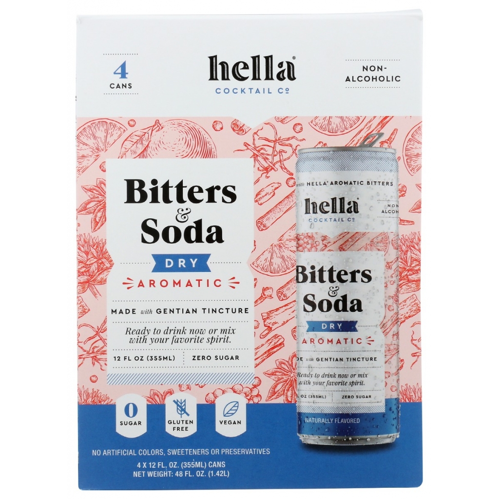 Bitters Soda Dry Aromatic - 4PK (48 FO)