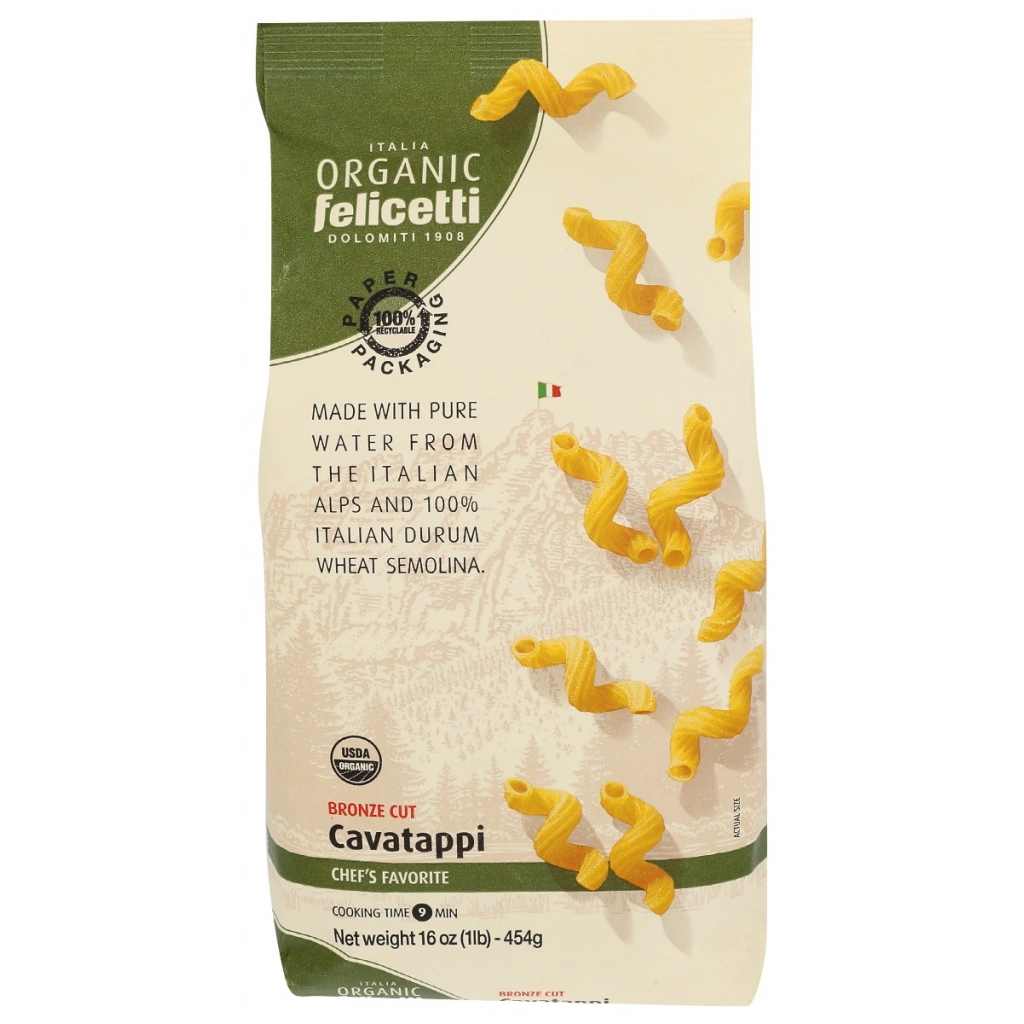 Felicetti Organic Cavatappi Pasta - 16 OZ