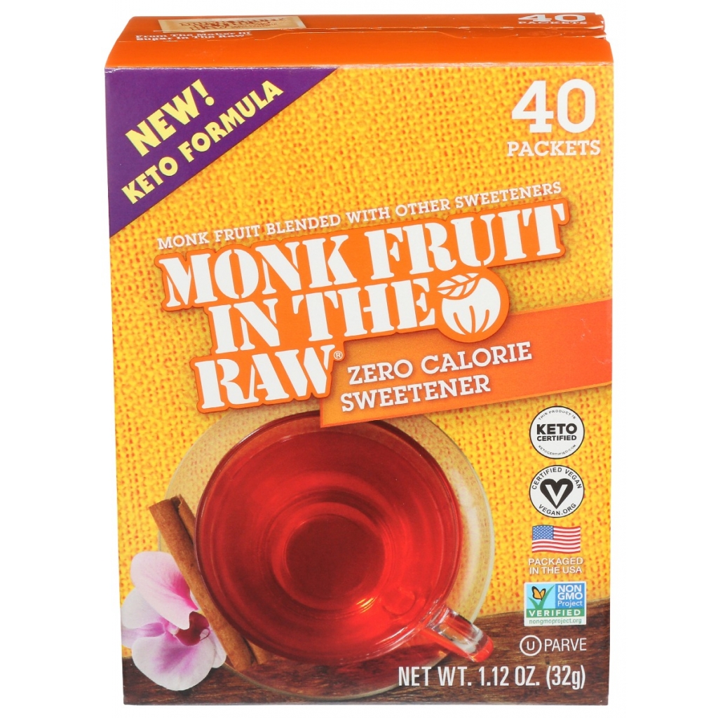 Monk Fruit Sweetener Keto Packets, 1.12 oz