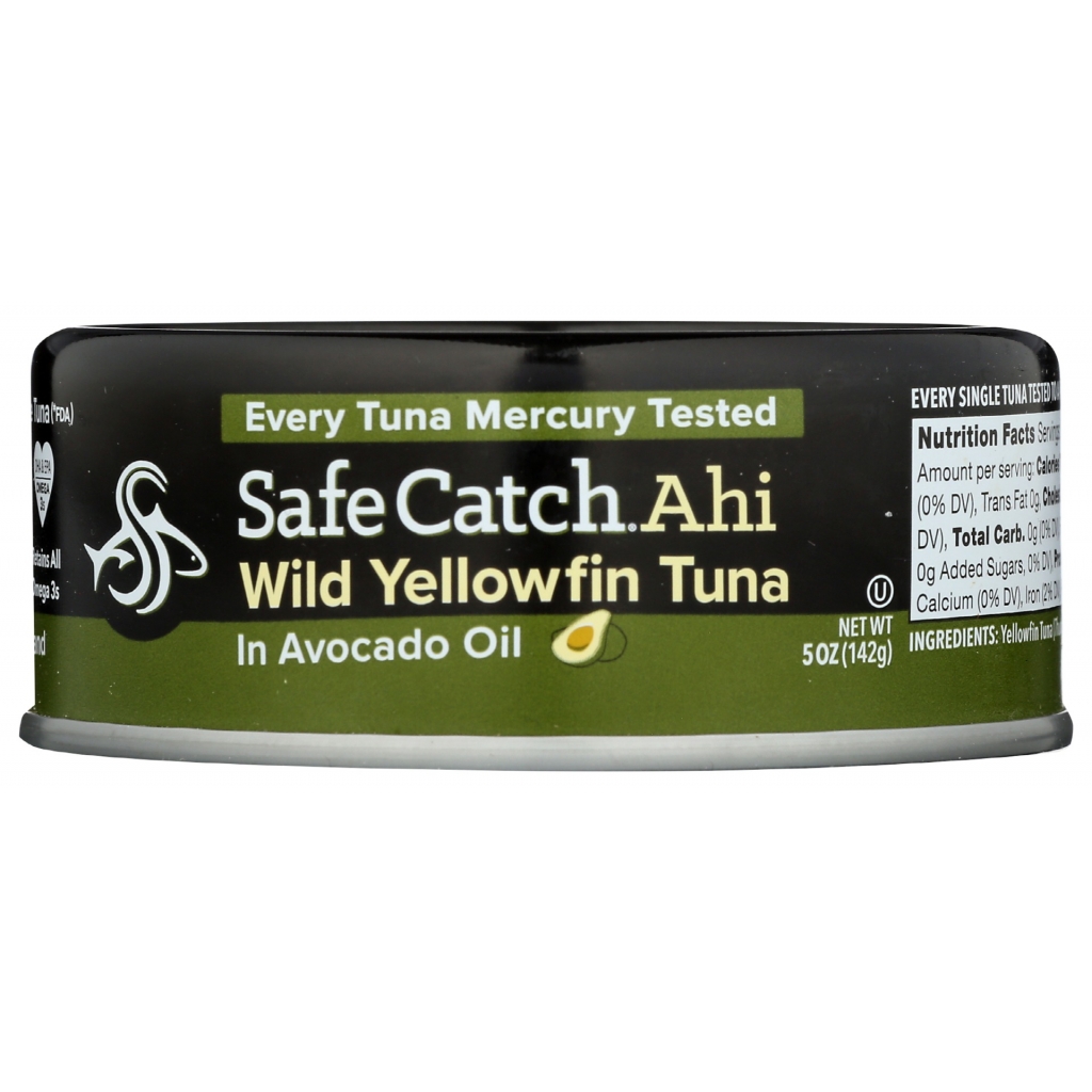 Wild Yellowfin Tuna in Avocado Oil, 5 oz