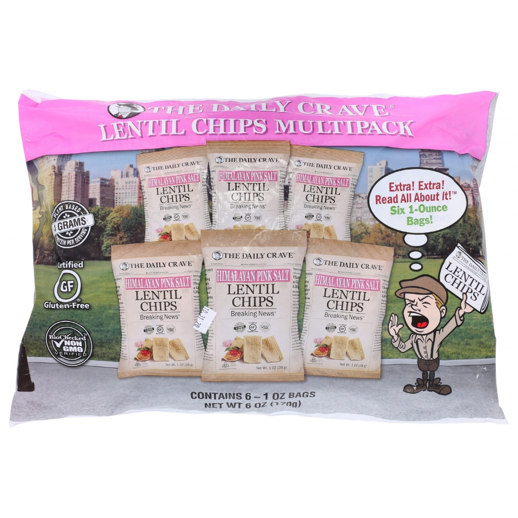 Multipack Lentil Chips - 6 oz.