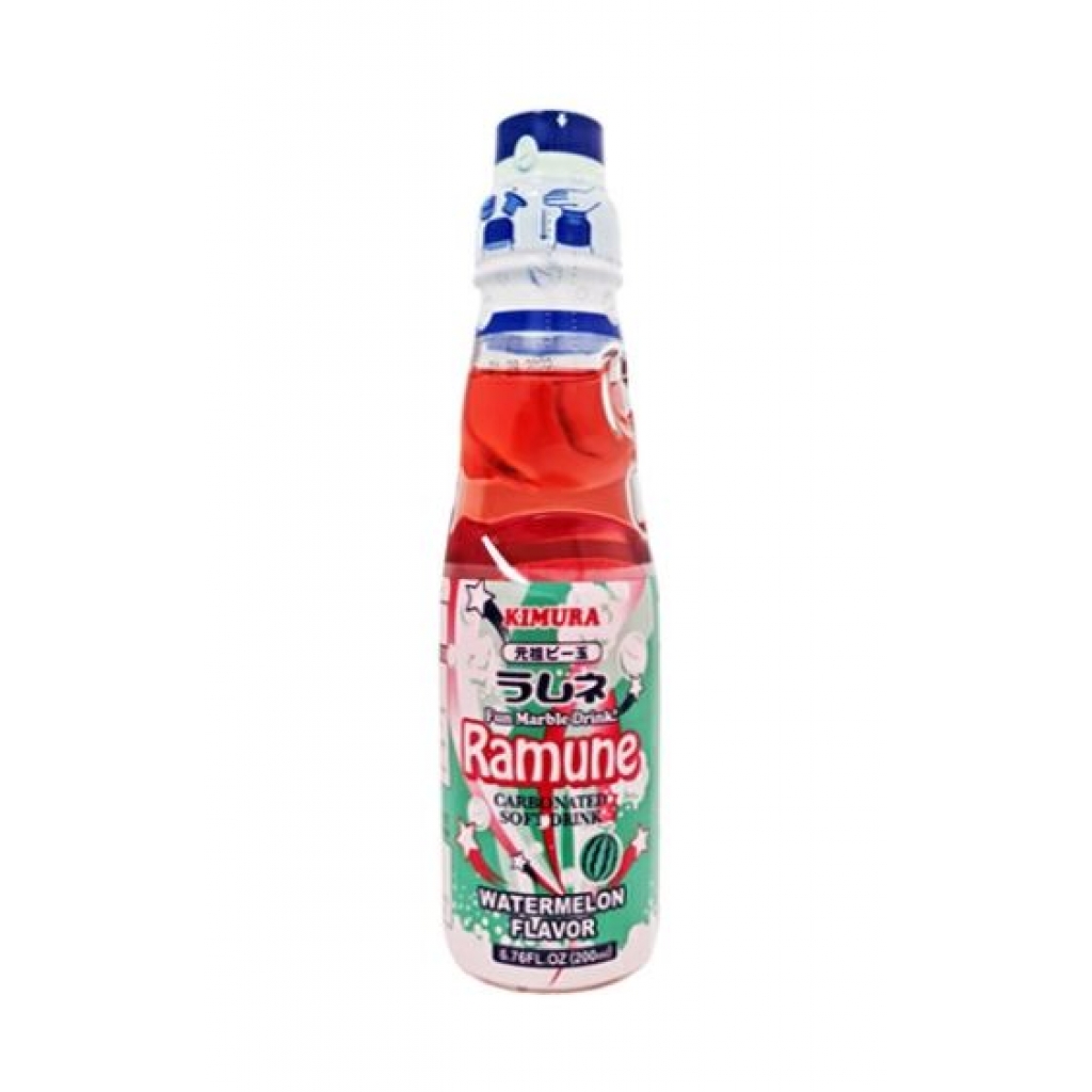 Fizzy Watermelon Ramune Soda