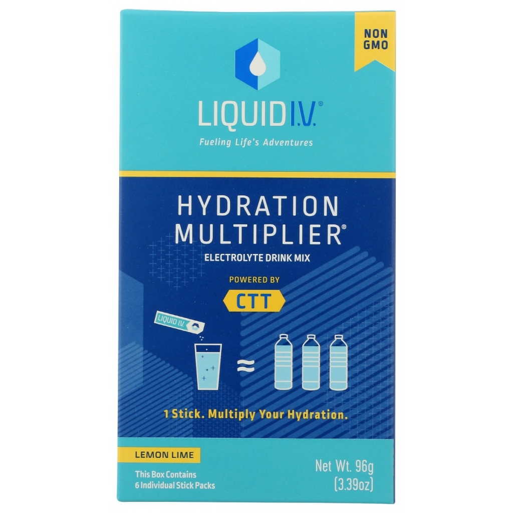 Hydration Lemon Lime Drink Mix - 6 Ct, 3.39 oz