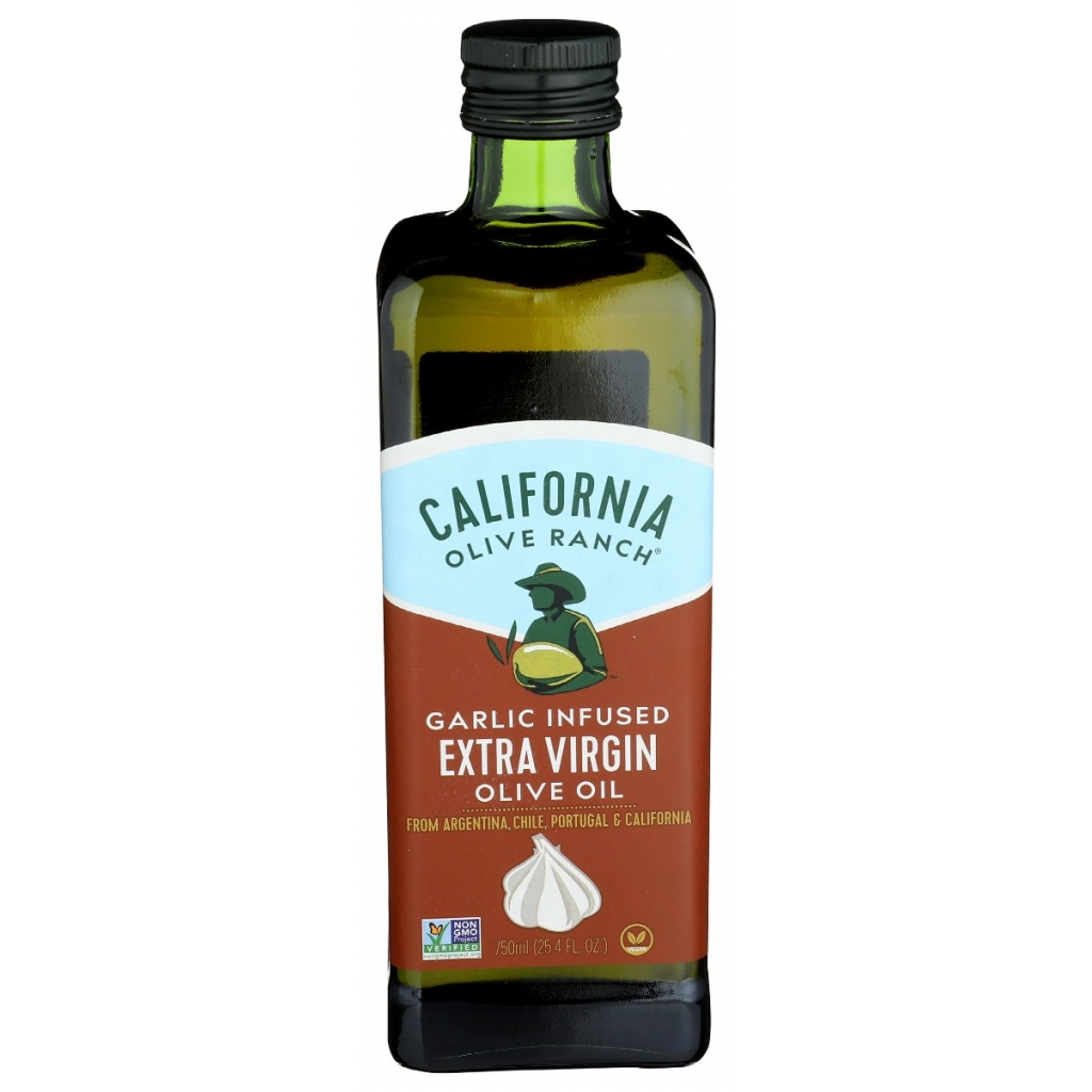 Garlic Infused Extra Virgin Olive Oil - Flavor Enhancer